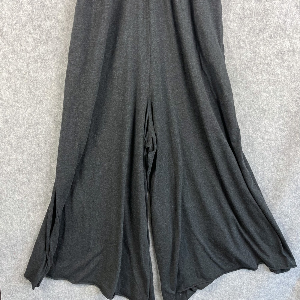 Natural Life Harper Knit Wide Leg Jumpsuit Womens L/XL Gray Smocked Boho Coastal - Picture 5 of 14